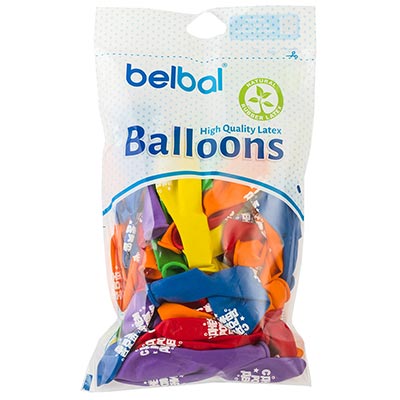 Шары 30см С Днем Рождения конфетти