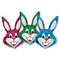 Шар фигура Кролик синий