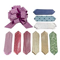 Бант Шар 5см Рисунок блеск микс