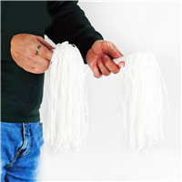 Помпон для чирлидинга 2шт белый