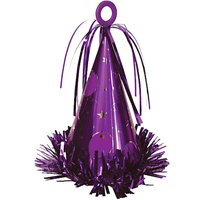 Грузик для шара Колпак фиолетовый 170гр