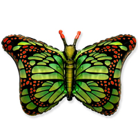Шар фигура Бабочка крылья зеленые