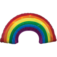 Шар фигура Радуга переливы перламутр