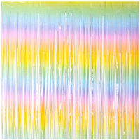 Занавес фольгир. Градиент Пастель 1х2м