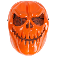 Маска Тыква злая пластик