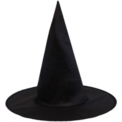 Головные уборы Шляпа ведьмы, черная