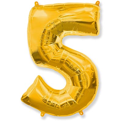 Ф ЦИФРА 5  40" Gold  без УП