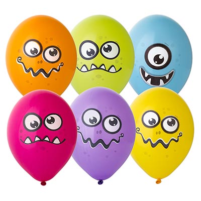 Эмодзи, Эмоции Шары с рисунком 36см Забавные монстрики 1103-1946