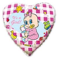 Шарик 45см Младенец девочка