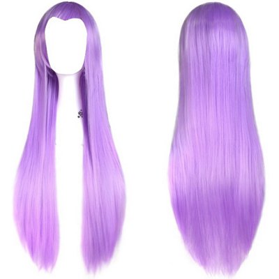 Парик Волосы прямые фиолетовые 100см