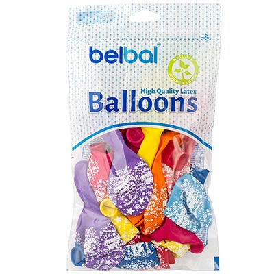 Шары 36см С Днем Рождения Пастель