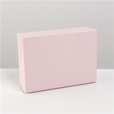 Коробка складная Розовая 21х15х7см