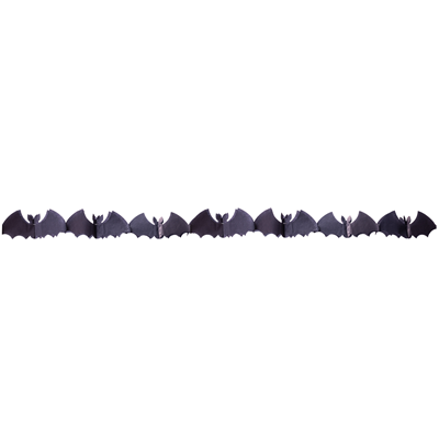 Гирлянда бумажная HWN Летучая мышь, 3 м