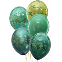 Шары ассорти 36см Камуфляж