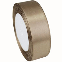 Лента атлас 12ммх23м золотая