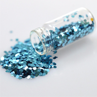 Блестки Конфетти декора голубые 90гр