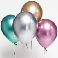 Шарик Qualatex 28см Хром ассорти