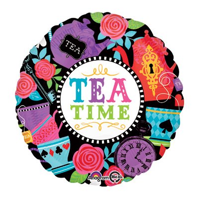 Безумное чаепитие Шар 18&quot;, 45см, Безумное чаепитие 1202-2591