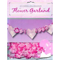 Гирлянда Сердца Цветы, 4,6 м