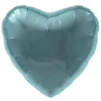 Шар сердце 76см Металл BiscayGreen