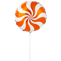 Шар мини-фигура Конфета оранжевая