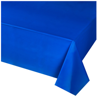 Скатерть синяя 140х275см