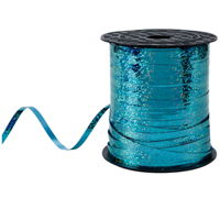 Лента голографическая голубая Затея