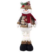 Новый год Фигура Снеговик 50см текстиль 1501-6762