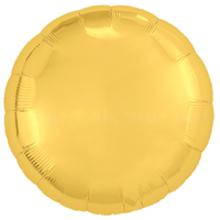 Шар круг 45см Металлик Gold