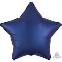 Шар ЗВЕЗДА 45см Сатин Navy