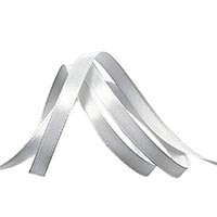 Лента атласная белая 6ммх27,4м