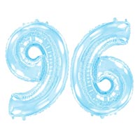 Шарик цифра "6" или "9" 101см Past. Blue