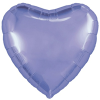 Шар сердце 76см Пастель Lavender