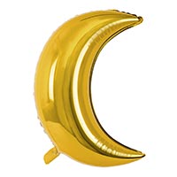Шар без рисунка 24" Месяц Металлик Gold