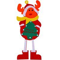 Декор подвесной Олень Рудольф, фетр