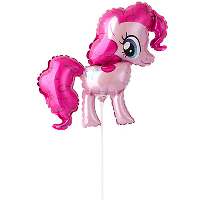 Шарики из фольги Шар мини-фигура Пони розовый