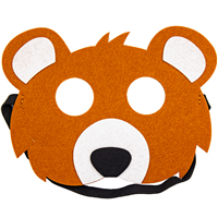 Маска фетр Медведь