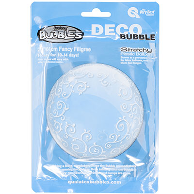 Bubble Шар BUBBLE DECO 61см Узор филигранный