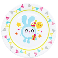 Тарелки малые Малышарики Флажки, 6 шт