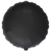 Шар круг 45см Сатин Black