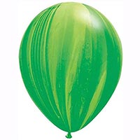 Шарик Qualatex 28см Супер Агат Green