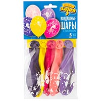 Шарики С ДР Балерина 36см, 5шт