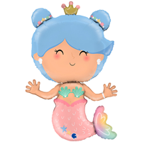 Шар фигура Русалка в короне