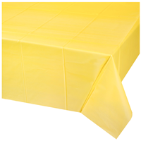Желтая Скатерть п/э Пастель желтая 1,4м х 2,75м 1502-6478
