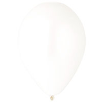 Шарик 30см, цвет 01 Пастель White