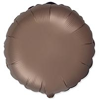 Шар круг 45см Сатин Brown