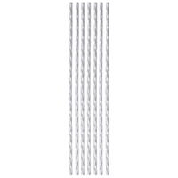 Свечи для торта Серебряные 17см 24шт