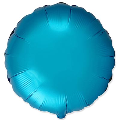 Голубая Шар круг 45см Сатин Capri 1204-1518