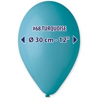 Шарик 12", 30см цвет68 Пастель Turquoise
