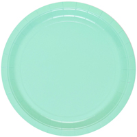 Тарелки большие Пастель мятная 6шт